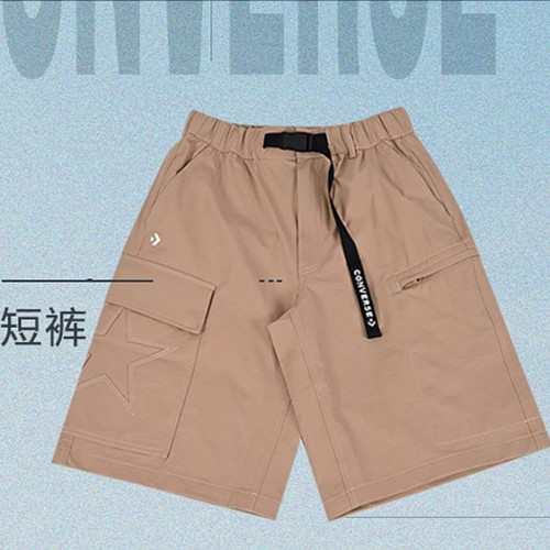匡威夏季男子梭织工装短裤运动裤