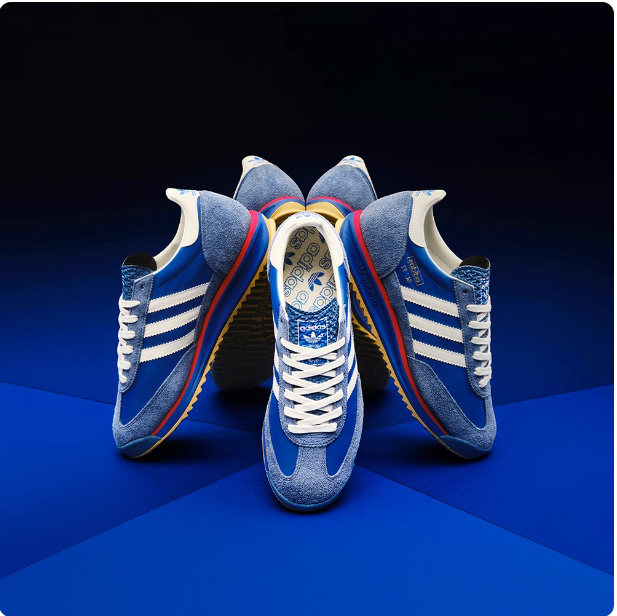 adidas阿迪达斯蓝色T头鞋德训鞋