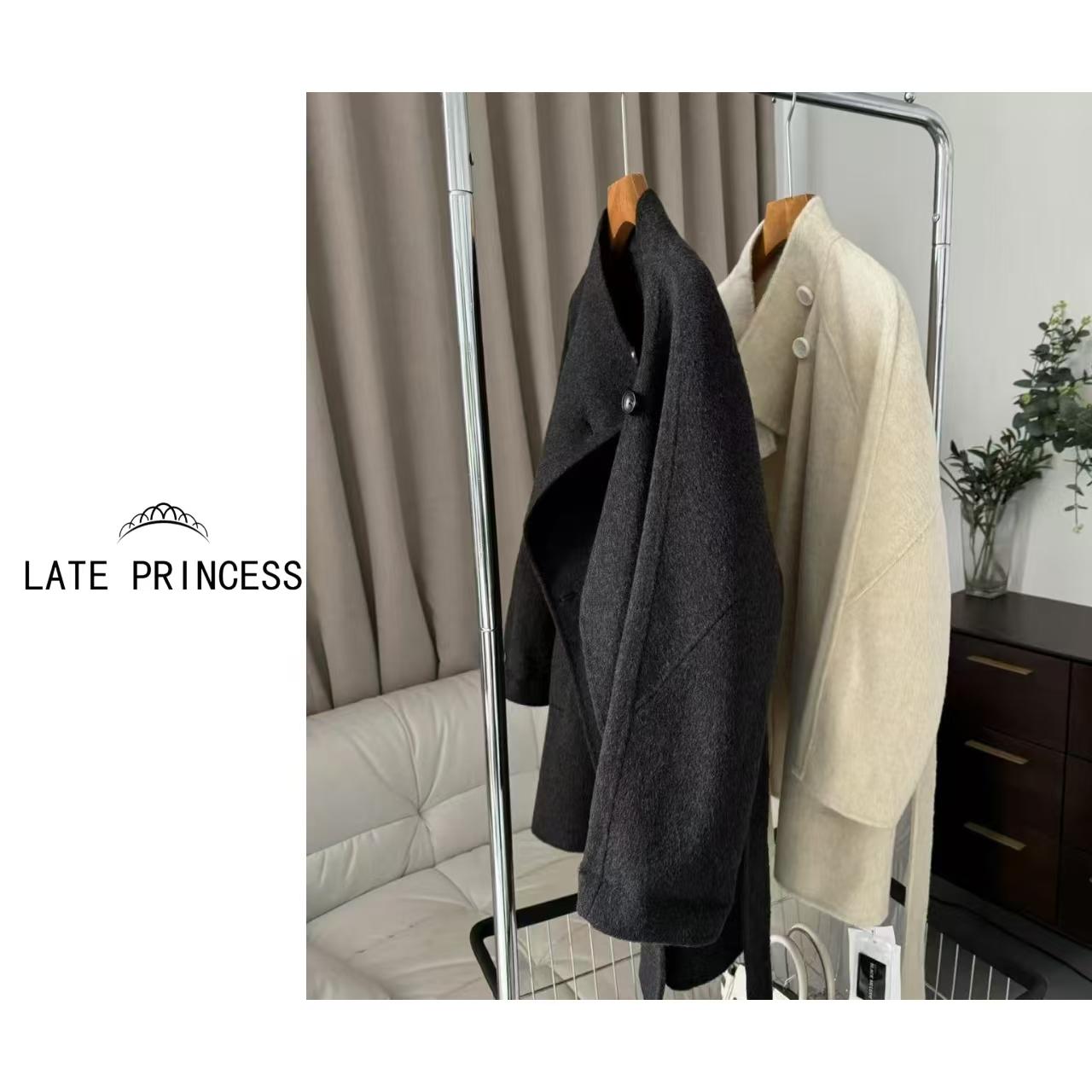 时尚双面呢大衣LATEPRINCESS气质