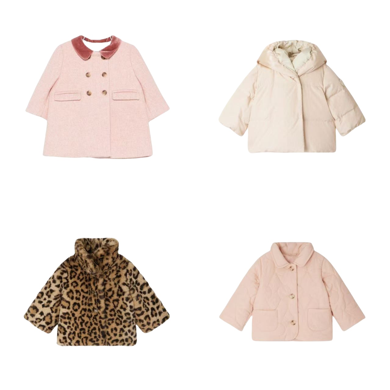 Bonpoint羽绒服婴儿拉链外套棉服