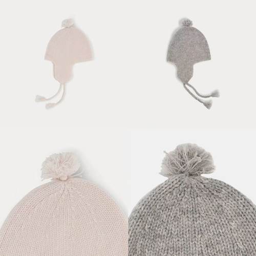 Bonpoint套头帽针织保暖毛线帽