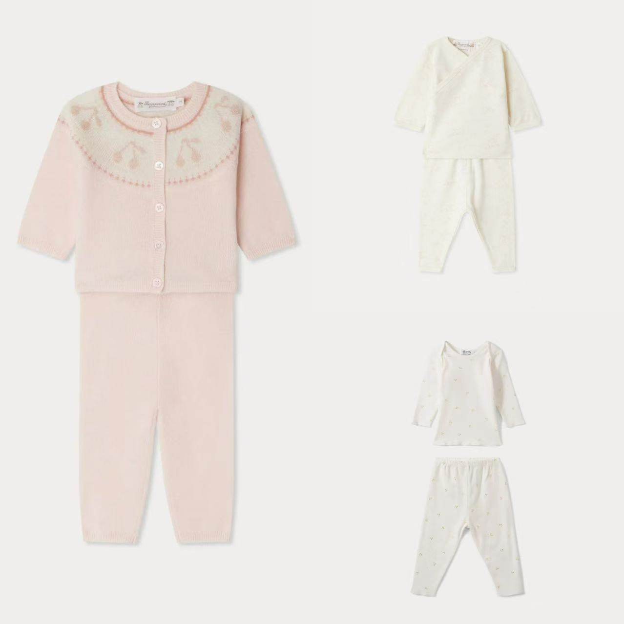 bonpoint连体衣爬服哈衣套装