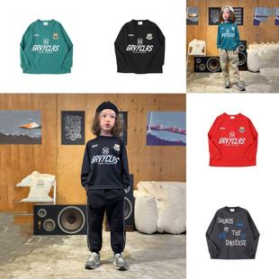 卫衣圆领长袖 25秋冬日系印花纯色阔版 Colors童装 现货Groovy