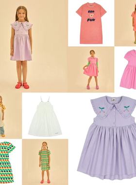 3z现货Jelly Mallow童装25春夏女童连衣裙奶油甜妹A字裙长裙