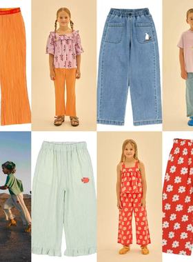 3z现货Jelly Mallow童装25春夏儿童裤子运动裤休闲裤长裤