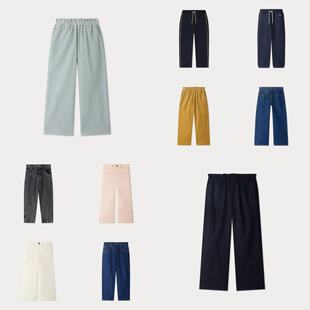 纯色休闲裤 5z现货bonpoint童装 牛仔裤 长裤 25秋冬女童直筒裤