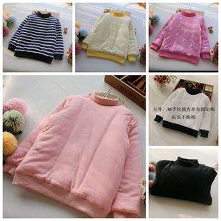 包邮 儿童中高领丝棉棉衣 男童女童初中生小学生夹棉内胆加厚棉袄