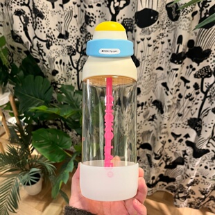 硅胶CHaKOLAB和序杯套杯垫550ml700ml880吸管杯儿童防摔保护套
