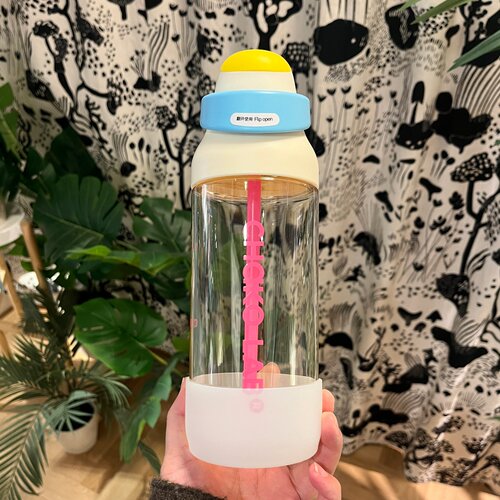 硅胶CHaKOLAB和序杯套杯垫550ml700ml880吸管杯儿童防摔保护套