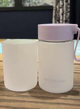 玻璃杯330ml480ml防烫隔热水壶套