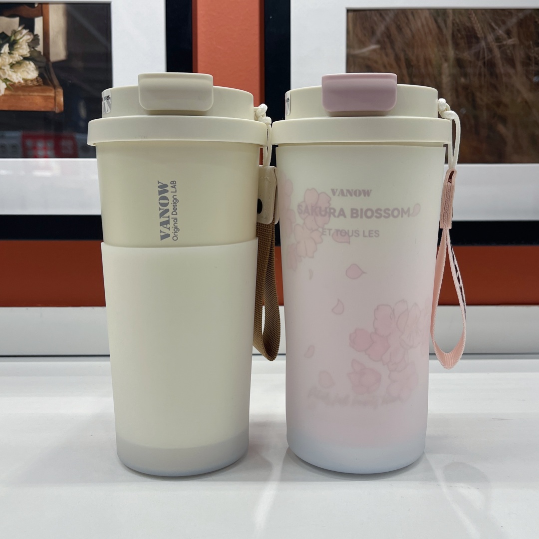 VANOW保温杯垫500ml硅胶水杯套咖啡杯底保护底托防磨损防摔防滑