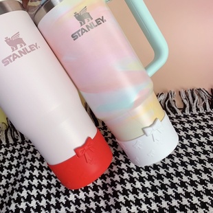 硅胶杯套Stanley保温杯垫史丹利887ml冰霸杯防摔杯底套防滑保护套