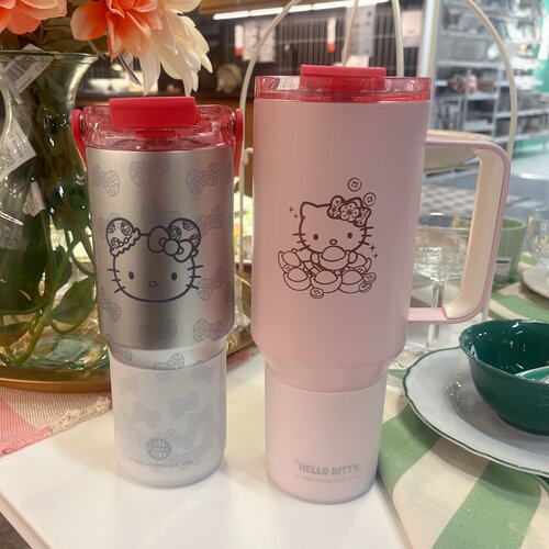 硅胶杯套山姆HelloKitty三丽鸥保温杯保护套880/1200ml冰霸防摔套