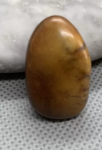 宝玉缘 和田玉籽料原石 黄沁 手串籽 板栗黄 玉籽料 原石 促销