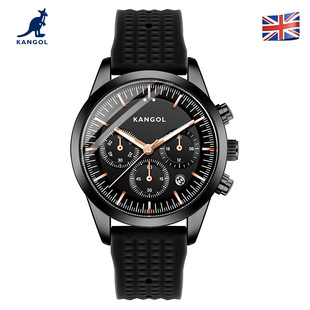 英国品牌坎戈尔袋鼠KANGOL全自动石英表女士手表学生防水-K919