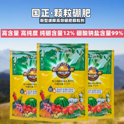 国正颗粒硼纯硼肥99%硼酸钠盐