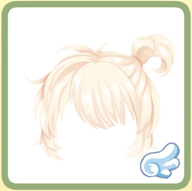 心仪 奥比岛兔兔宝宝头发 奥比岛绝版发型头发 兔宝宝发 百搭人气