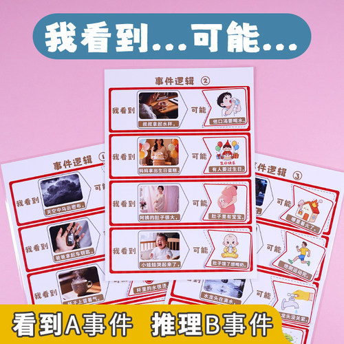 因果关系逻辑判断自制教具