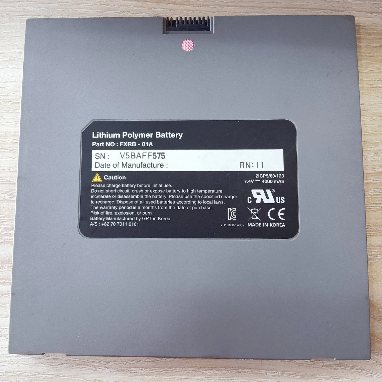 适用vieworks FXRB-01A V5BBJD1518无线平板电池医疗平板耗材