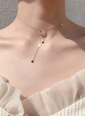 星月轻奢小众ins森系百搭锁骨链