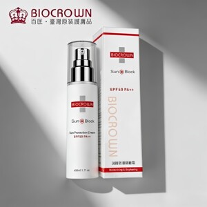 进口百匡防晒霜女面部清爽型隔离霜学生全身防紫外线防汗SPF50