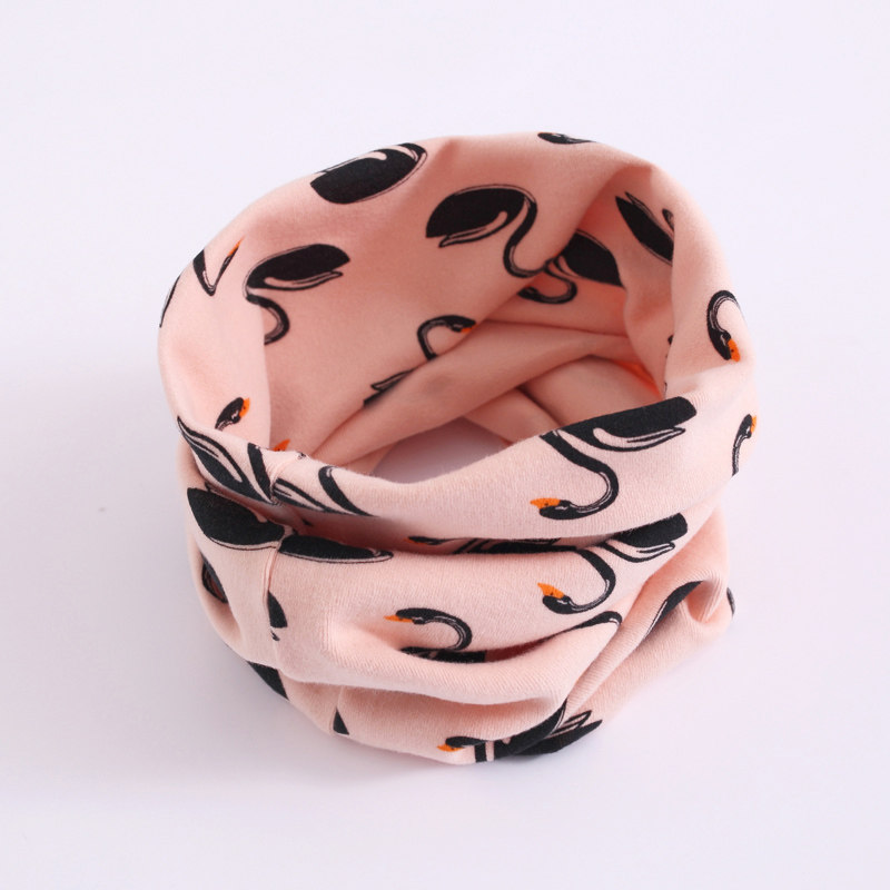 가을 겨울 유행 순수 면화 두꺼운 어린이 목 스카프 소녀 부드러운 목 스카프 소년    다용도 스카프 목 스카프