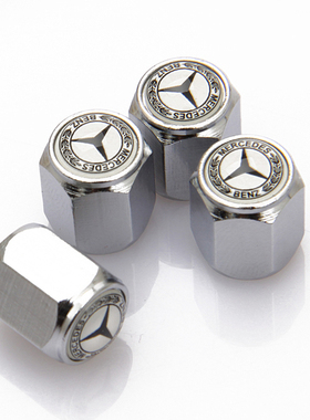 适用于奔驰GLE GLA GLC GLK E300L C200L汽车轮胎气门嘴帽盖改装