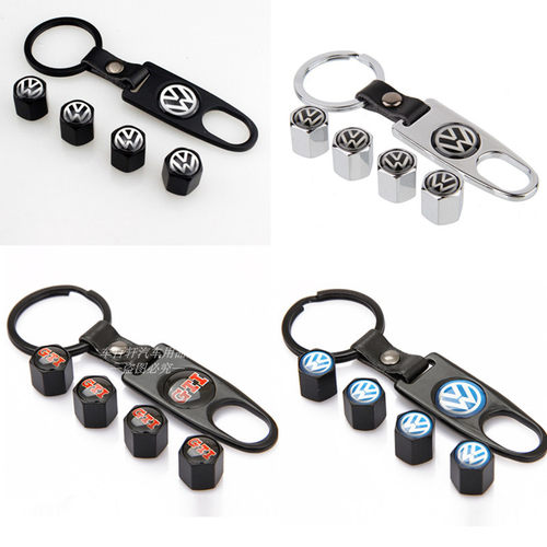 大众高尔夫GTI专用轮胎气门嘴帽高尔夫7/4/6金属气门芯盖防盗装饰