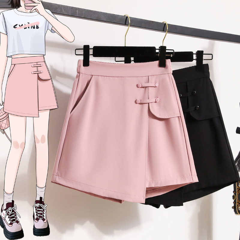 大码韩版设计感休闲短裙裤女夏季胖妹妹遮跨显瘦时尚防走光短裤裙,女装/女士精品,大码裤装,淘宝优惠券,粉丝福利购,淘宝优惠卷