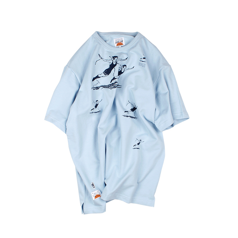 ANB2018SS/GOODJOB ÌøË®½¡½«oversizeÓ¡»¨TEE