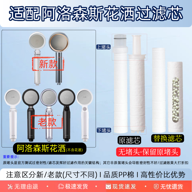 适配阿洛森斯/AR花洒性价比滤芯