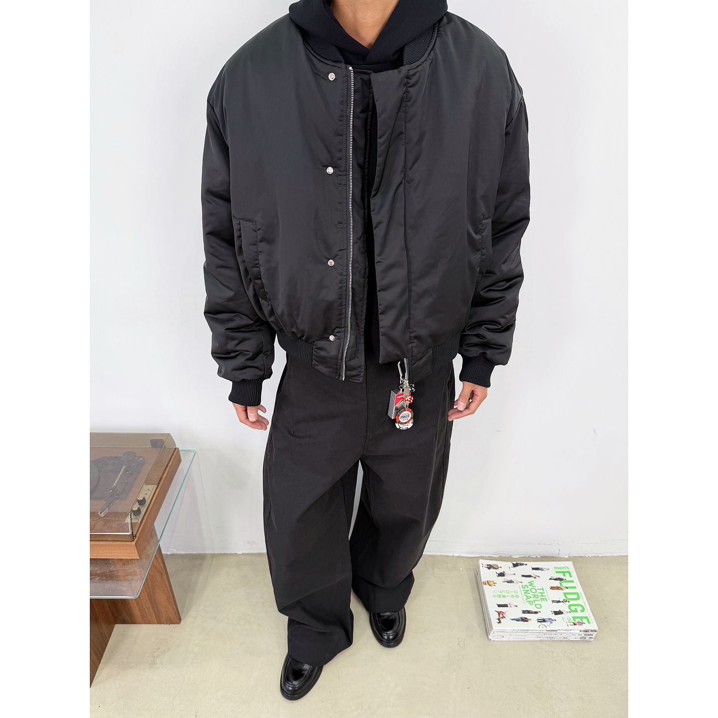 200g棉美式bomber棉服短款