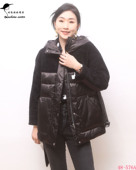 576A 时尚 微瑕 女皮毛一体羽绒外套 妹妹精品2023 秋冬新款