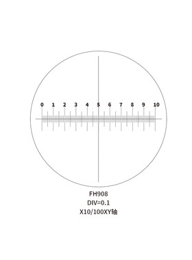 显微镜分划校正尺奥林巴斯尼康用