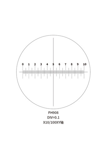 显微镜分划校正尺奥林巴斯尼康用