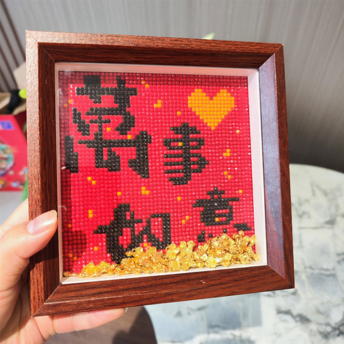 2025新中式摆台钻石画国风字画