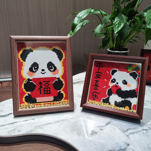 高考加油手工送孩子带框5d钻石画