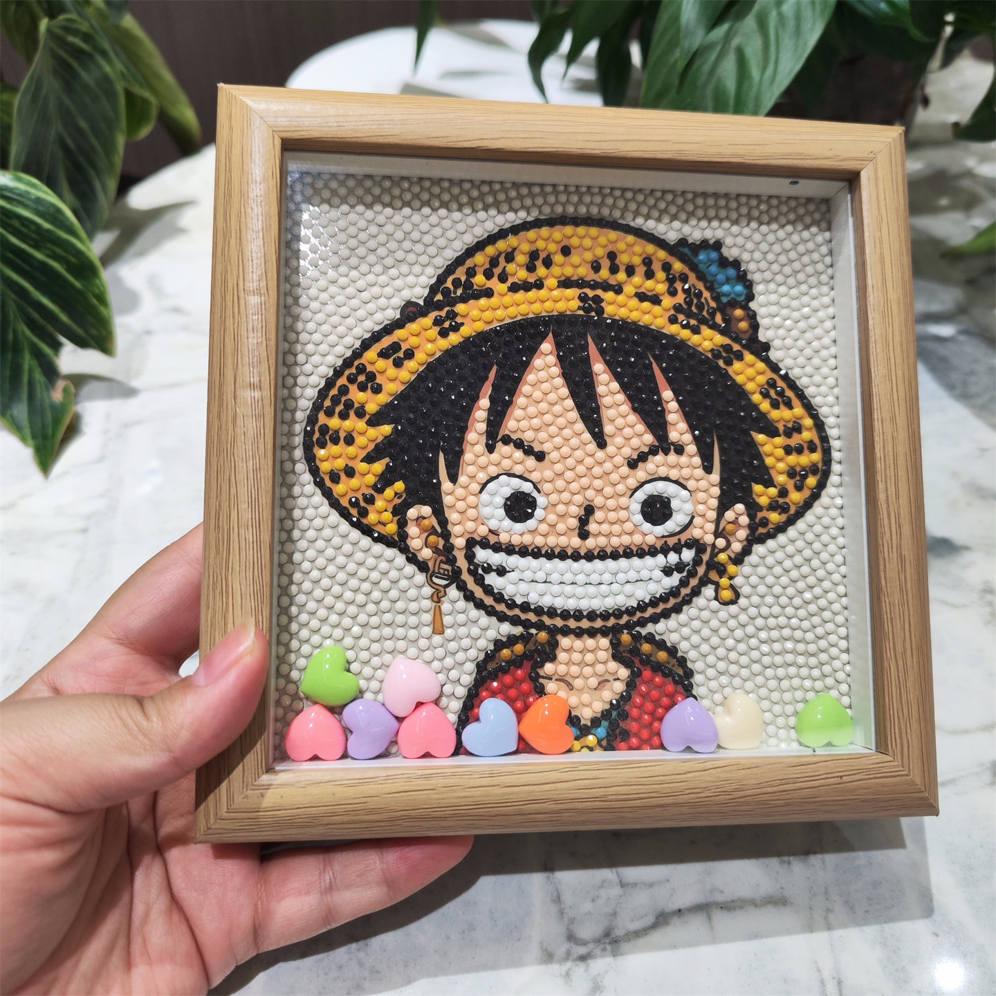 路飞卡通宇航员钻石画