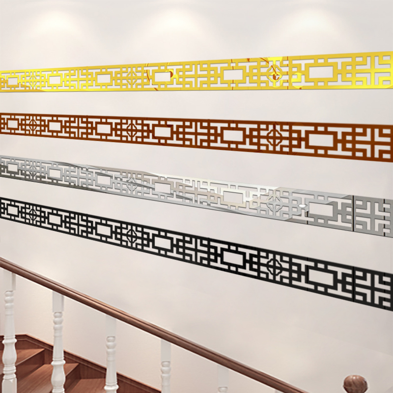 客厅电视背景墙美边遮丑顶角线贴