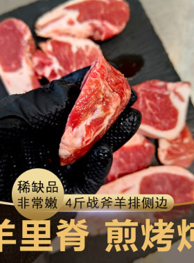 羊肉羊排送烧烤料包邮顺丰
