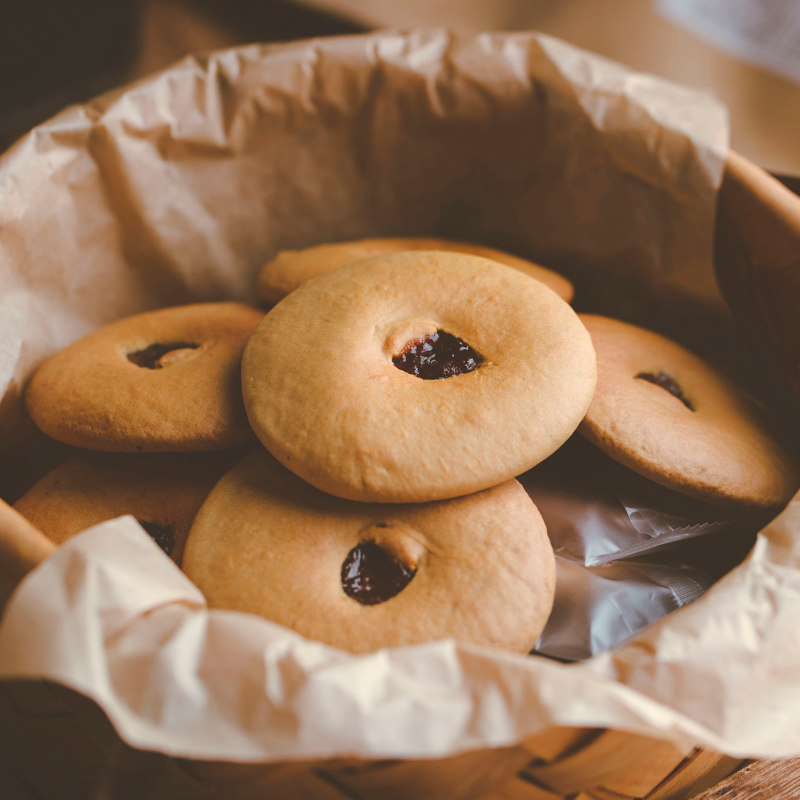 红糖肚脐饼空心饼双炉饼潮汕特产小吃零食糕点早餐夹心饼干袋装