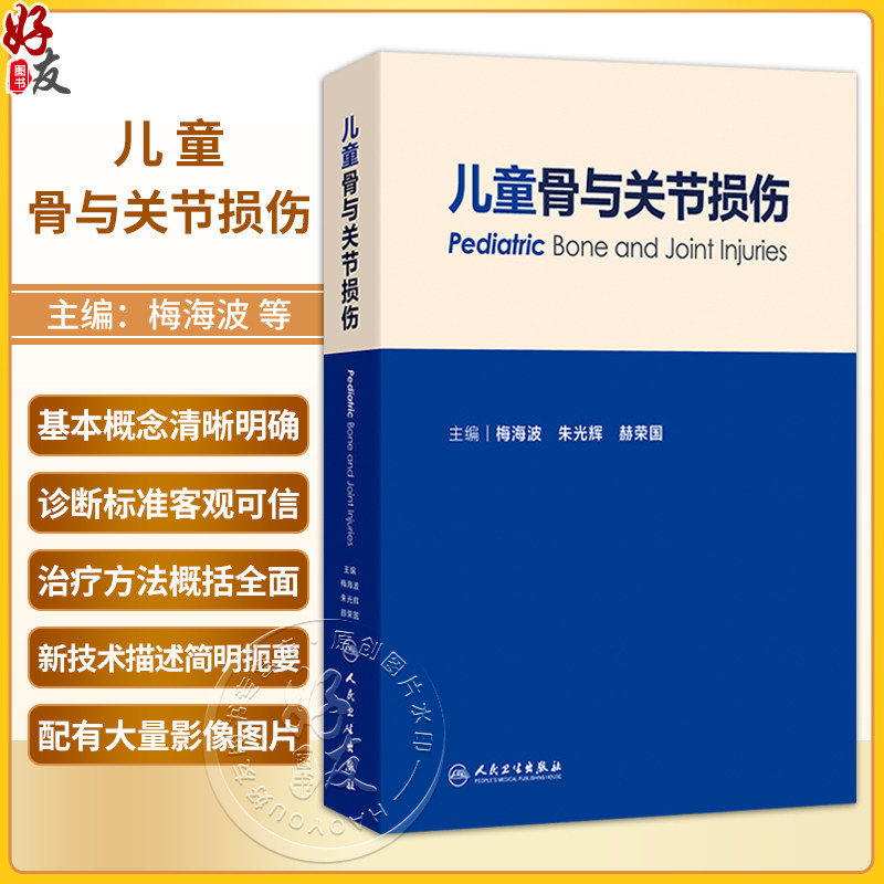 儿童骨与关节损伤 梅海波 朱光辉 赫荣国 主编 为各级骨科医师提供具有实用价值的参考书 儿科学 9787117390033 人民卫生出版社