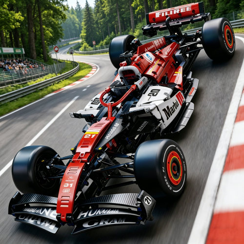 2026新款积木F1赛车方程式拼图儿童益智玩具男孩生日六一礼物跑车