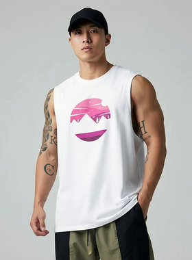 MCPW 运动背心男夏季坎肩休闲无袖t恤透气吸汗健身上衣服211115A