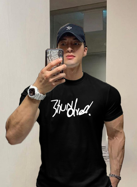 MCPW 运动休闲夏季短袖透气T恤男圆领内搭打底衫高街潮牌250629E