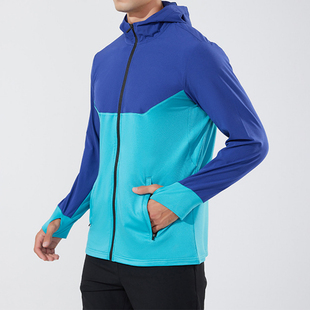 MCPW 休闲外套 运动连帽卫衣男秋冬户外跑步健身防风保暖加绒帽衫