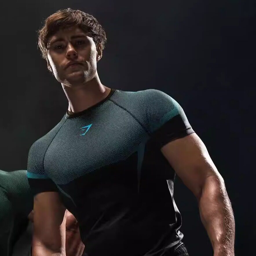 MCPW 速干弹力透气肌肉健身衣跑步运动T恤男训练短袖圆领插肩袖,运动服/休闲服装,健身衣,淘宝优惠券,粉丝福利购,淘宝优惠卷