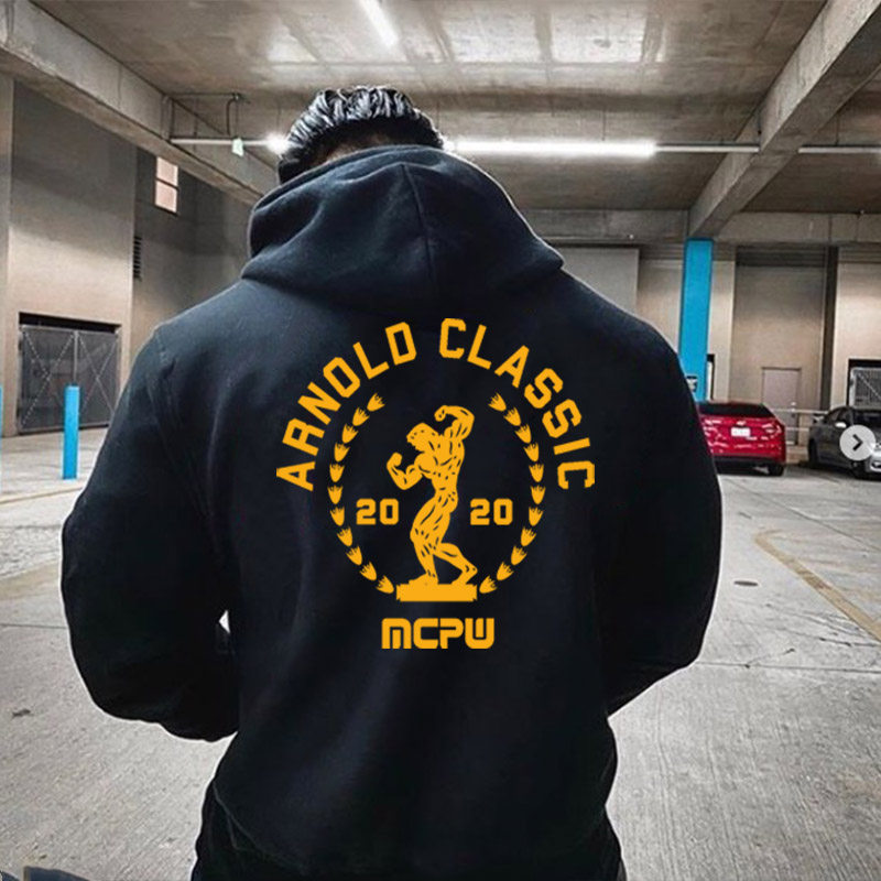 MCPW 大印花健身卫衣男潮牌休闲运动外套连帽训练服跑步套头衫秋,运动服/休闲服装,健身衣,淘宝优惠券,粉丝福利购,淘宝优惠卷