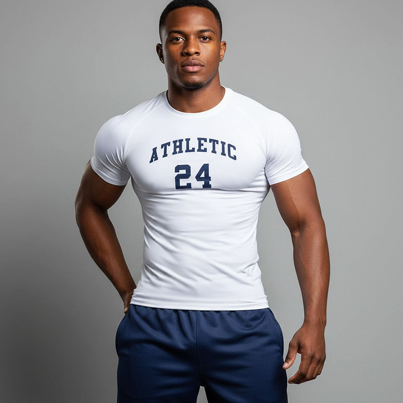 MCPW 速干健身T恤男短袖训练紧身衣高弹透气运动上衣美式221028A,运动服/休闲服装,健身衣,淘宝优惠券,粉丝福利购,淘宝优惠卷