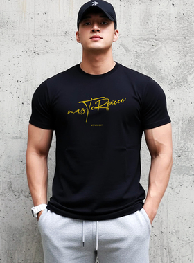 MCPW 短袖男健身运动T恤夏季印花cleanfit圆领休闲上衣260109B